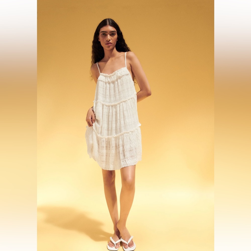 Zara knit lace dress